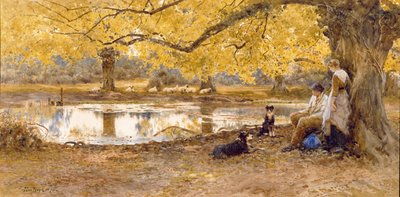 Der Treffpunkt, 1895 von Thomas James Lloyd